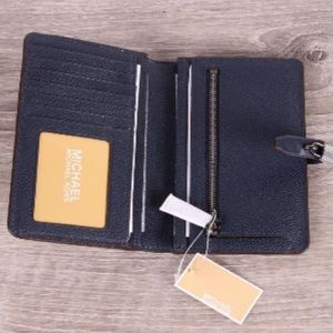 Michael Kors Adele Navy Bilfold Wallet